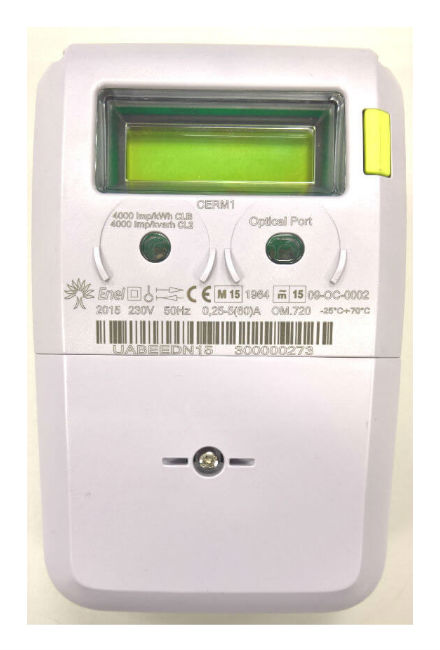 Contador de luz digital de Endesa